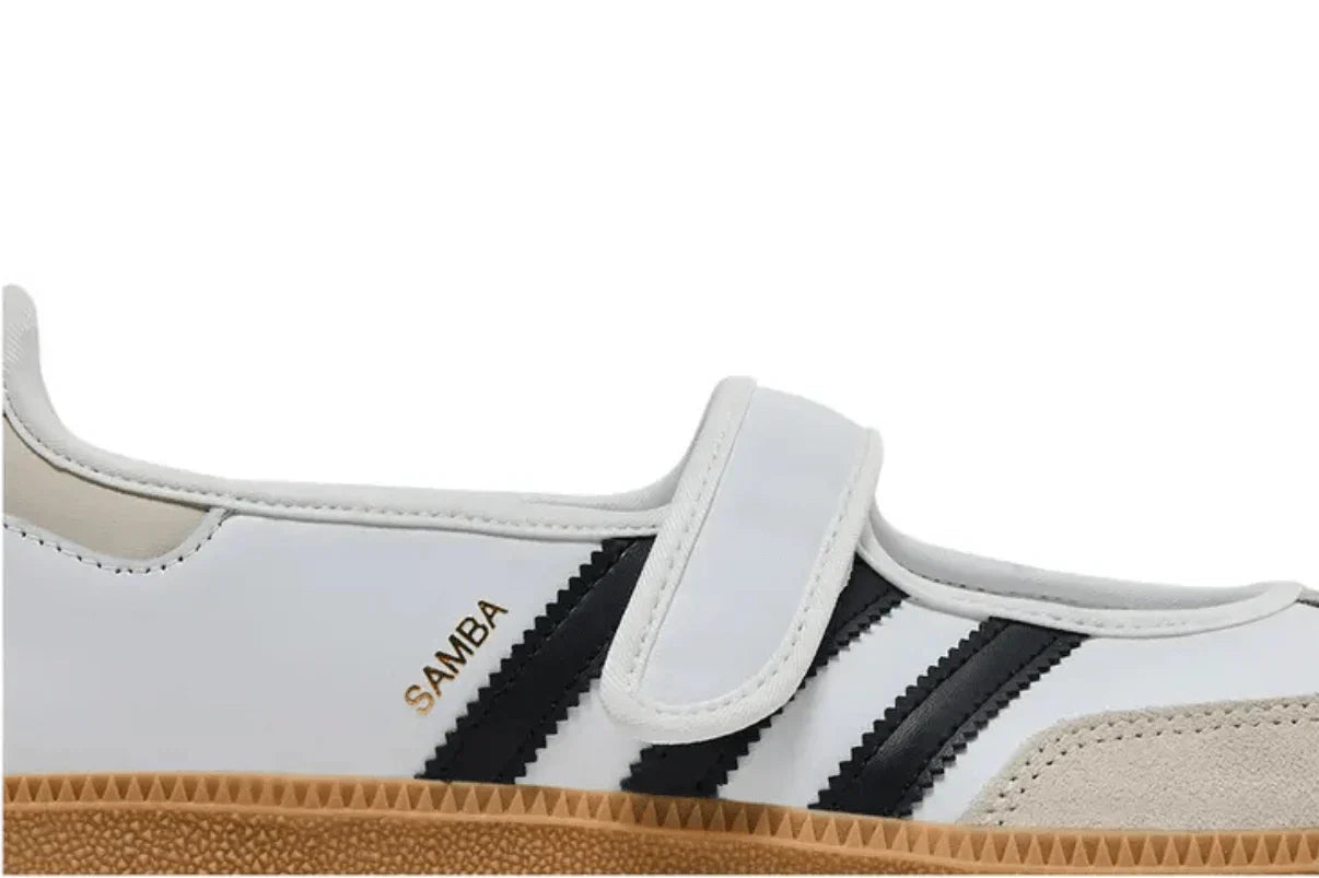 Adidas Samba Jane White Black Branco