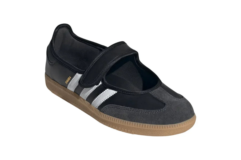 Adidas Samba Jane Black White Gum Preto