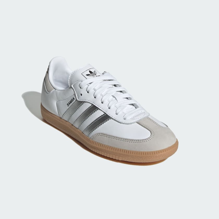 Adidas Samba Og Cloud White Silver Metallic Branco