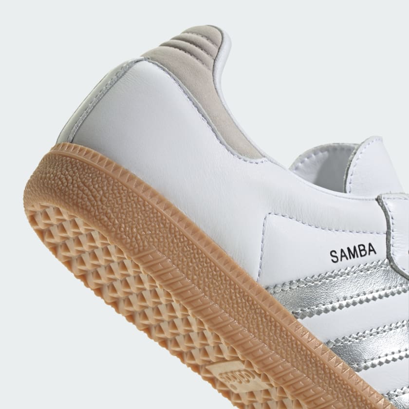 Adidas Samba Og Cloud White Silver Metallic Branco