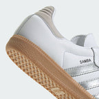 Adidas Samba Og Cloud White Silver Metallic Branco