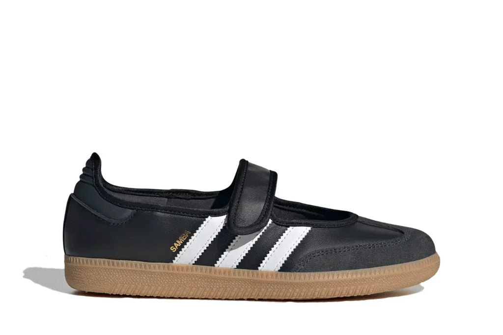 Adidas Samba Jane Black White Gum Preto