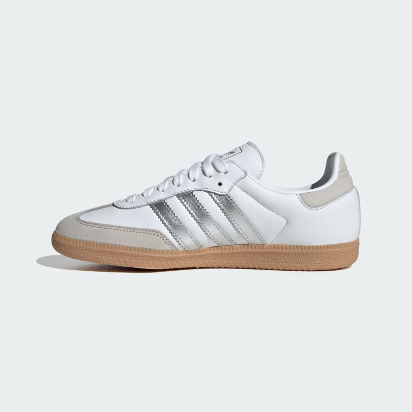 Adidas Samba Og Cloud White Silver Metallic Branco