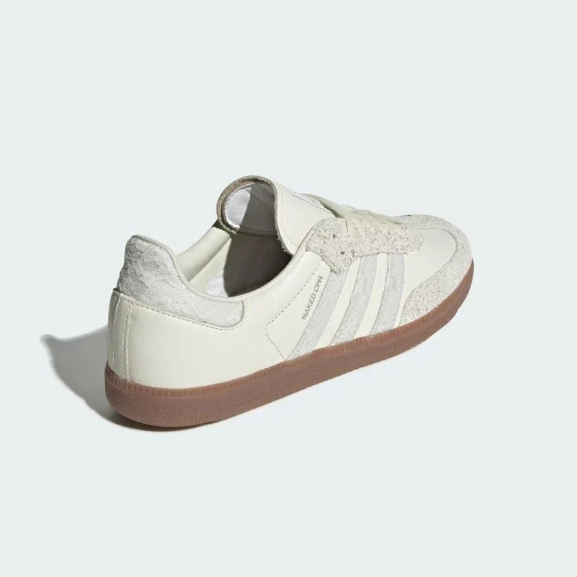 Adidas Samba Og x Naked Consortium Off White Crystal White Branco