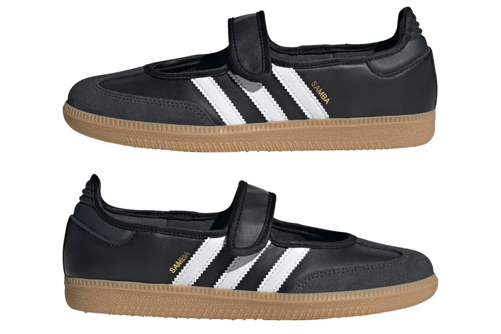 Adidas Samba Jane Black White Gum Preto