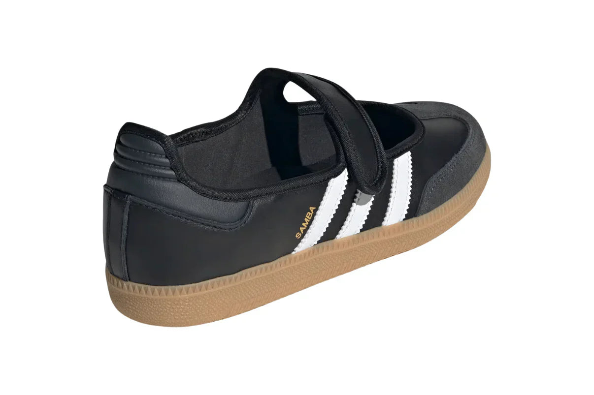 Adidas Samba Jane Black White Gum Preto